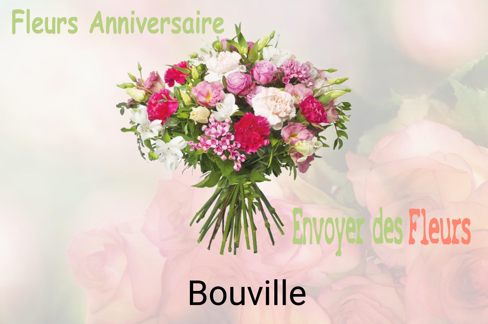 Bouquet de fleurs d’anniversaire livré à Bouville